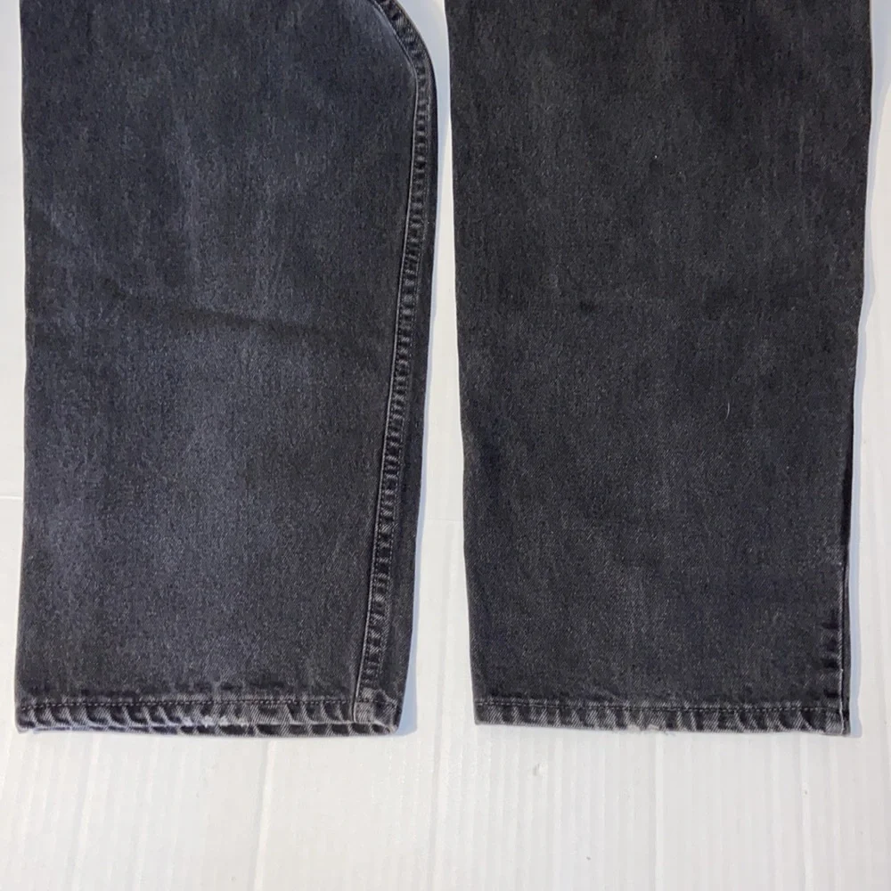 Vintage Levi’s 550 Men’s Size W 40 L 32 Black Denim Jeans - Picture 3 of 13